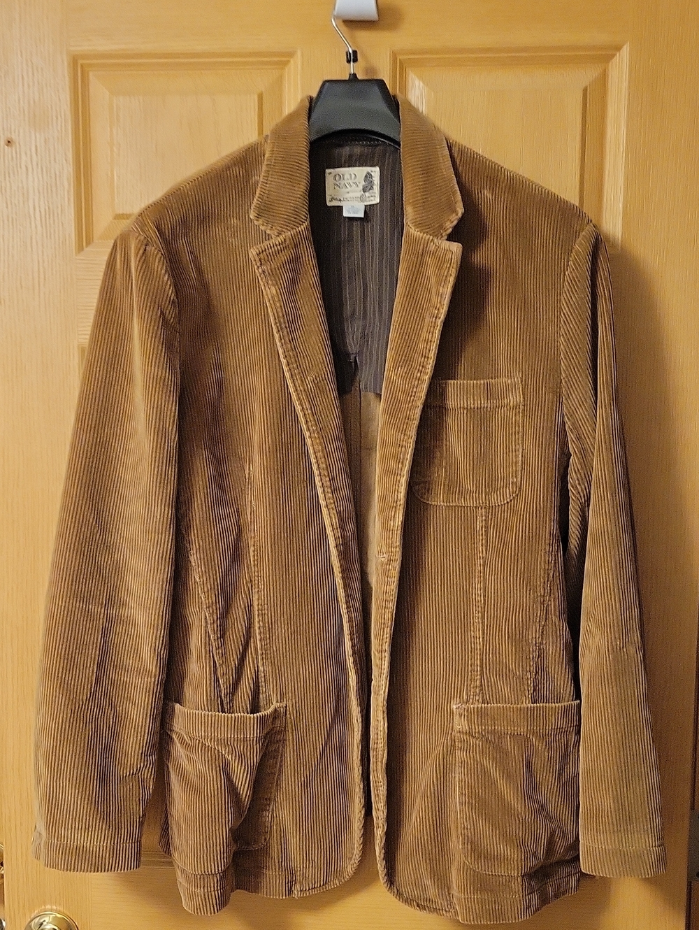 Old Navy Men's Brown Corduroy Shirt Jacket Blazer